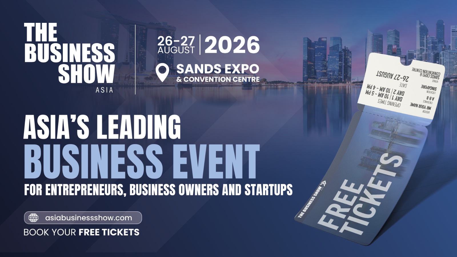 The Business Show Asia 2026 | Best Business Event Singapore